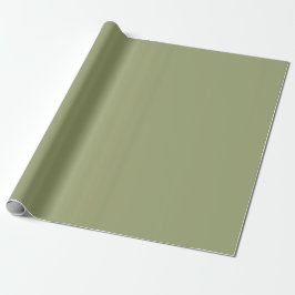 Muted Moss Green Color Cadeaupapier