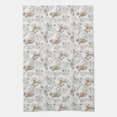 Muted Poinsettas Kitchen Towel Theedoek (Verticaal)