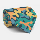 Muted Rainbow Signature Camo Stropdas (Opgerold)