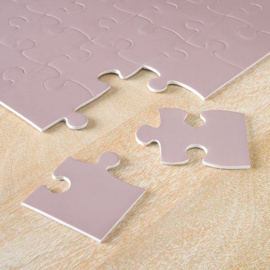 Muted Rose Minimalist Jigsaw Puzzle (Côté)