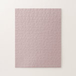 Muted Rose Minimalist Jigsaw Puzzle<br><div class="desc">Subtle pink modern minimalist jigsaw puzzle.</div>