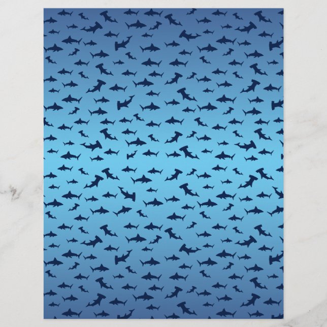 Mutilple Hammer Head Sharks (Voorkant)