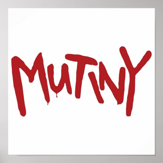 Mutiny Halt en Vangst Poster (Voorkant)