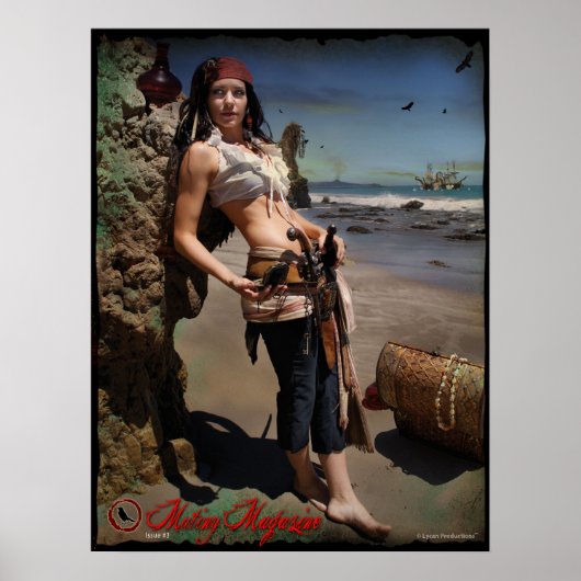 Mutiny Magazine Issue 3 Back Hoesje Pinup (groot) Poster (Voorkant)