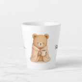 Muts Beertje Latte Mok (Voorkant)