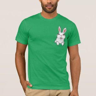 Muts Konijn T-shirt Unisex Konijn Shirt