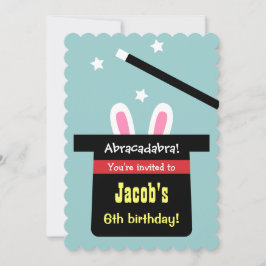 Muts Konijn Verjaardagsfeest Uitnodigingen Cute Ma