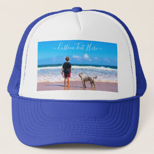 Muts met eigen foto en tekst - Eigen ontwerp met h Trucker Pet