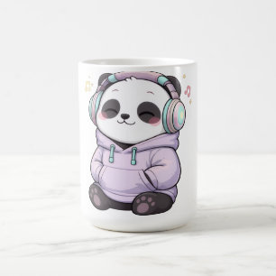 Muts Muts Panda Mok Kawaii Koptelefoon Koffiekop