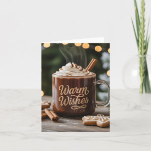 Mutsige Wensen Kerstmug: Knushete Warme Chocolade Feestdagen Kaart