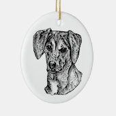 Mutt Keramisch Ornament (Rechts)