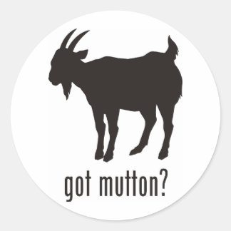 Mutton Ronde Sticker