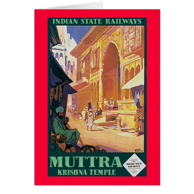 Muttra ~ Krishna Temple (Voorkant)