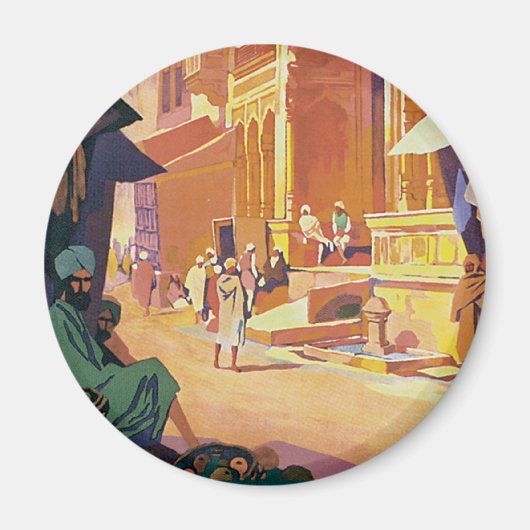 Muttra ~ Krishna Temple Magneet (Voorkant)