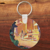 Muttra ~ Krishna Temple Sleutelhanger (Voorkant)