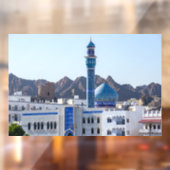 Muttrah Mosque - Muscat, Oman Raamsticker (Vel 2)