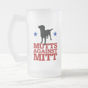 Mutts against Mitt Matglas Bierpul