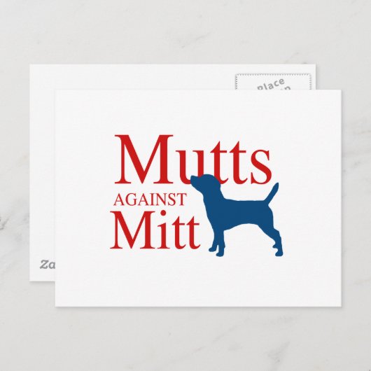 Mutts tegen Mitt Briefkaart (Voorkant / Achterkant)