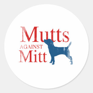 Mutts tegen Mitt.png Ronde Sticker