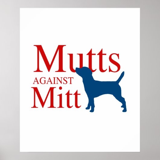 Mutts tegen Mitt Poster (Voorkant)