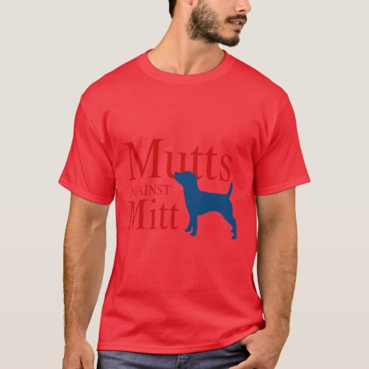 Mutts tegen Mitt T-shirt (Voorkant)
