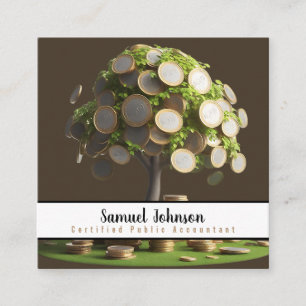 Mutual Funds Manager aandelenmakelaar CPA Vierkante Visitekaartje