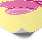 MUUR ART:: flutterby vlinder 2 Poster (Hoek)