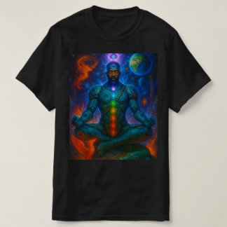 Muur chakra meditatie T-shirt