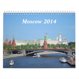 Muur kalender Moskou 2014
