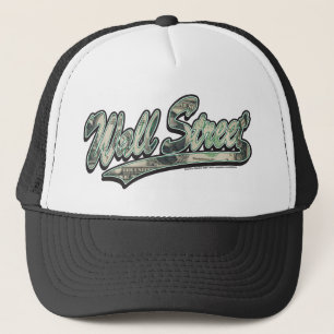 Muur-straat-manuscript-in-rekening Trucker Pet