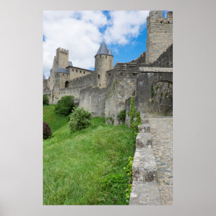 Muur van Carcassonne Poster