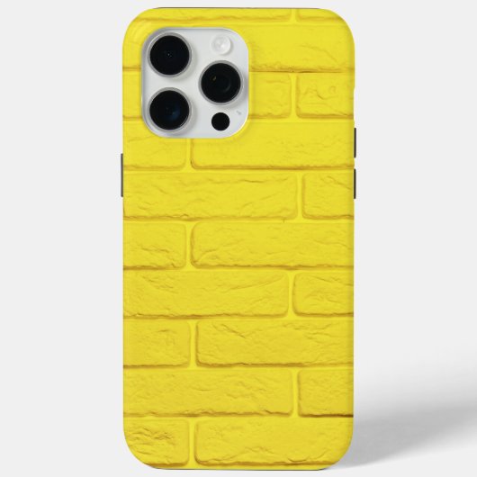 muur van gele baksteen Case-Mate iPhone case (Achterkant)