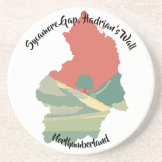 Muur van Hadrian Zandsteen Onderzetter