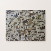 Muur van Keys die de puzzel uitdaagt (Horizontaal)