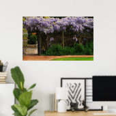 Muur van Wisteria Poster (Thuiskantoor)