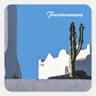 muur vierkante sticker