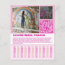 Muurbeeldschilder flyer