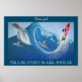 Muurbekkens van Olamendies Poster