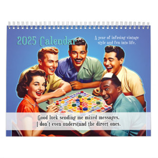 Muurkalender 2025 - stijl Fun Kalender