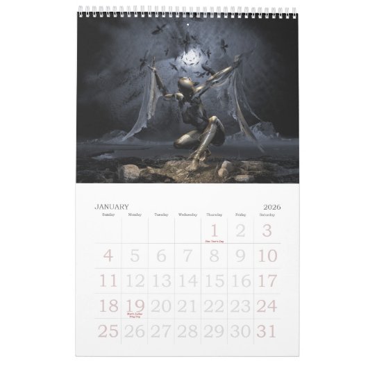 Muurkalender "Angels and Demons" 2013 Kalender (Jan 2026)