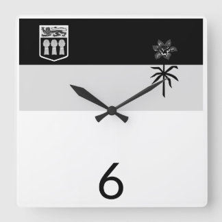 Muurklok - Saskatchewan Vierkante Klok