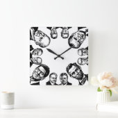 Muurklok van republikeinse Presidenten Vierkante Klok (Huis)