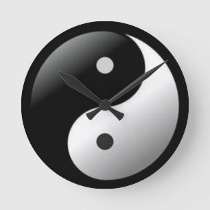 MuurkLok Yin Yang Ronde Klok