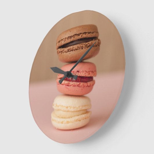 Muurklokken van Macaroons (Hoek)