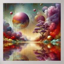 Muurkunst, Abstract, modern, Poster