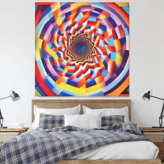 Muurkunst Canvas Afdruk (Insitu (Slaapkamer))