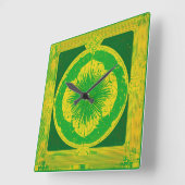 Muurkunst en klok (Hoek)