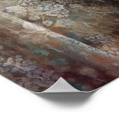 Muurkunst, Le Femme, Vrouwe achter het kant, Poste Poster (Hoek)