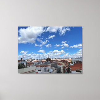 Muurkunst Madrid Canvas Afdruk