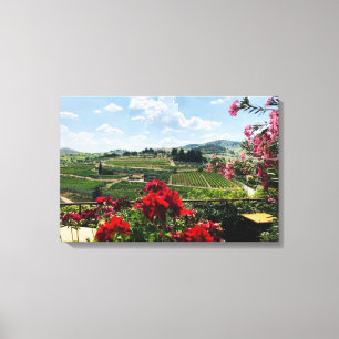 Muurkunst op Canva - Stunning Toscaanse uitzichten Canvas Afdruk